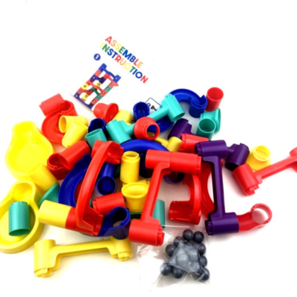 Marble Run Set 56pc Toys Children Kids Building Contruction Boys Girls Plastic